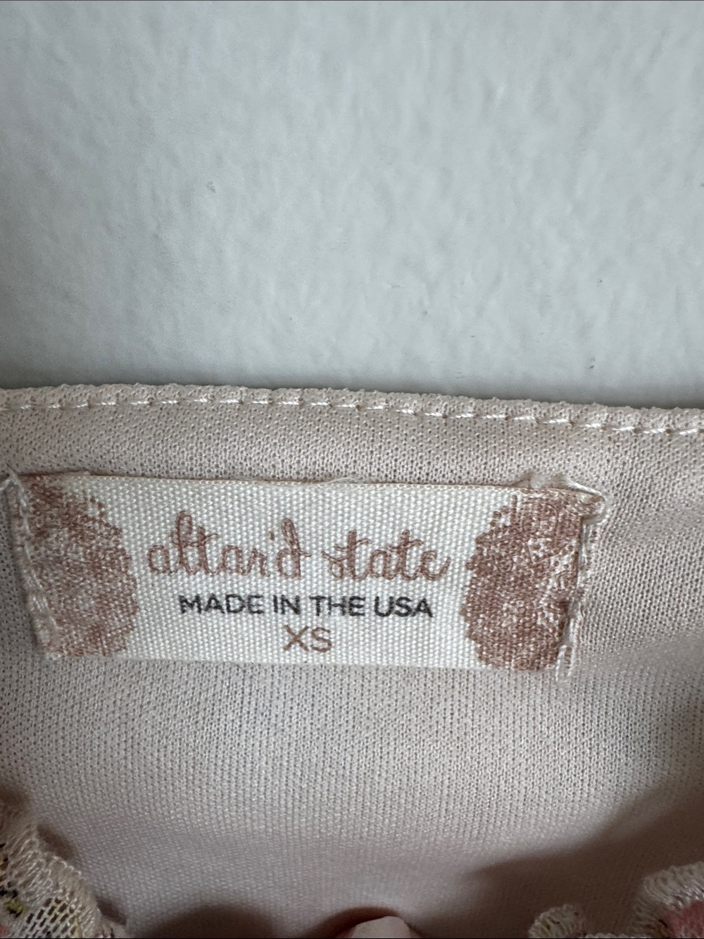 Y2K Dress Bundle XS – Atlantic State Floral Puff Sleeve Mini Dress + Lace Slip - Picture 5 of 15